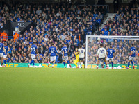 Michael Keane of Everton makes it 2-0 during the Premier League match between Ipswich Town and Everton at Portman Road in Ipswich, on Octobe...