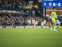 Michael Keane of Everton celebrates with teammates after making it 2-0 during the Premier League match between Ipswich Town and Everton at P...