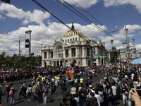 The monumental alebrijes route takes place on Saturday, October 19, 2024, from the Zocalo of Mexico City to Paseo de la Reforma, coinciding...