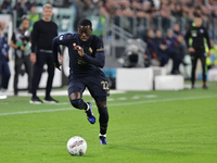 Timothy Weah participates in the Serie A 2024-2025 match between Juventus and Lazio in Turin, Italy, on October 19, 2024. (