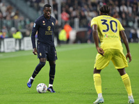 Timothy Weah participates in the Serie A 2024-2025 match between Juventus and Lazio in Turin, Italy, on October 19, 2024. (