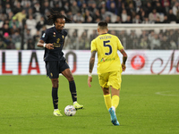 Khephren Thuram participates in the Serie A 2024-2025 match between Juventus and Lazio in Turin, Italy, on October 19, 2024. (