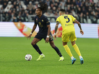 Khephren Thuram participates in the Serie A 2024-2025 match between Juventus and Lazio in Turin, Italy, on October 19, 2024. (