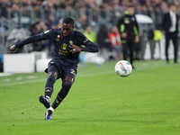 Timothy Weah participates in the Serie A 2024-2025 match between Juventus and Lazio in Turin, Italy, on October 19, 2024. (