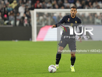 Danilo participates in the Serie A 2024-2025 match between Juventus and Lazio in Turin, Italy, on October 19, 2024. (