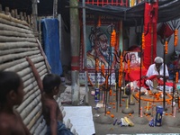 People celebrate the 135th death anniversary of Fakir Lalon, the spiritual mystic of the subcontinent and the Baul king, during a three-day...