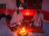 People celebrate the 135th death anniversary of Fakir Lalon, the spiritual mystic of the subcontinent and the Baul king, during a three-day...