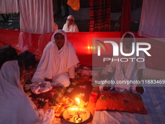 People celebrate the 135th death anniversary of Fakir Lalon, the spiritual mystic of the subcontinent and the Baul king, during a three-day...