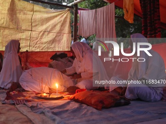 People celebrate the 135th death anniversary of Fakir Lalon, the spiritual mystic of the subcontinent and the Baul king, during a three-day...