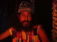 People celebrate the 135th death anniversary of Fakir Lalon, the spiritual mystic of the subcontinent and the Baul king, during a three-day...