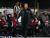 Newcastle United Manager Eddie Howe is present during the Premier League match between Newcastle United and Brighton and Hove Albion at St....