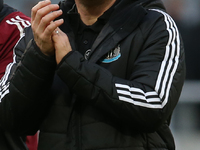 Newcastle United Manager Eddie Howe is present during the Premier League match between Newcastle United and Brighton and Hove Albion at St....