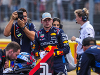 Max Verstappen of the Netherlands drives the Oracle Red Bull Racing RB20 Honda RBPT during the Formula 1 Pirelli United States Grand Prix 20...