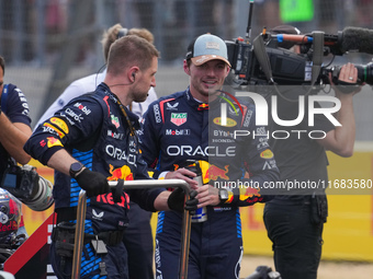 Max Verstappen of the Netherlands drives the Oracle Red Bull Racing RB20 Honda RBPT during the Formula 1 Pirelli United States Grand Prix 20...