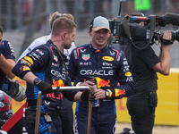 Max Verstappen of the Netherlands drives the Oracle Red Bull Racing RB20 Honda RBPT during the Formula 1 Pirelli United States Grand Prix 20...