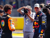 Max Verstappen of the Netherlands drives the Oracle Red Bull Racing RB20 Honda RBPT during the Formula 1 Pirelli United States Grand Prix 20...