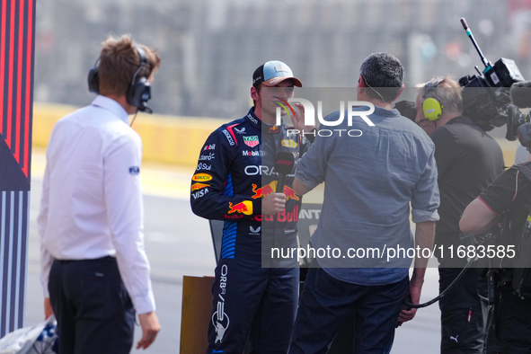 Max Verstappen of the Netherlands drives the Oracle Red Bull Racing RB20 Honda RBPT during the Formula 1 Pirelli United States Grand Prix 20...