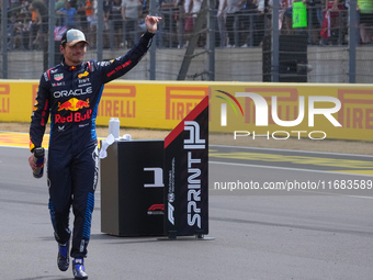 Max Verstappen of the Netherlands drives the Oracle Red Bull Racing RB20 Honda RBPT during the Formula 1 Pirelli United States Grand Prix 20...