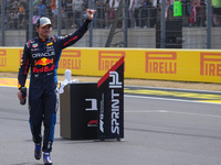 Max Verstappen of the Netherlands drives the Oracle Red Bull Racing RB20 Honda RBPT during the Formula 1 Pirelli United States Grand Prix 20...