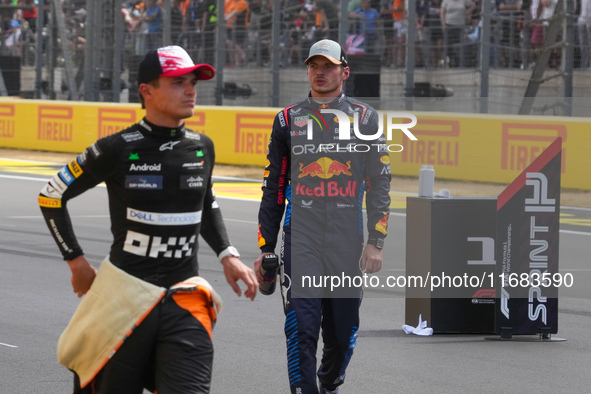 Max Verstappen of the Netherlands drives the Oracle Red Bull Racing RB20 Honda RBPT during the Formula 1 Pirelli United States Grand Prix 20...