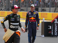 Max Verstappen of the Netherlands drives the Oracle Red Bull Racing RB20 Honda RBPT during the Formula 1 Pirelli United States Grand Prix 20...