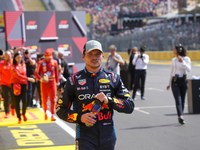 Max Verstappen of the Netherlands drives the Oracle Red Bull Racing RB20 Honda RBPT during the Formula 1 Pirelli United States Grand Prix 20...