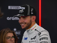 Esteban Ocon of France drives the (31) BWT Alpine F1 Team A524 Renault during the Formula 1 Pirelli United States Grand Prix 2024 in Austin,...