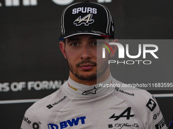 Esteban Ocon of France drives the (31) BWT Alpine F1 Team A524 Renault during the Formula 1 Pirelli United States Grand Prix 2024 in Austin,...