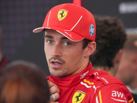 Charles Leclerc of Monaco drives the (16) Scuderia Ferrari SF-24 Ferrari during the Formula 1 Pirelli United States Grand Prix 2024 in Austi...