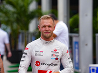 Kevin Magnussen of Denmark drives the (20) MoneyGram Haas F1 Team VF-24 Ferrari during the Formula 1 Pirelli United States Grand Prix 2024 i...