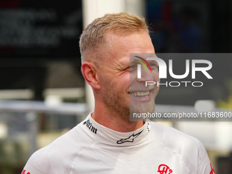 Kevin Magnussen of Denmark drives the (20) MoneyGram Haas F1 Team VF-24 Ferrari during the Formula 1 Pirelli United States Grand Prix 2024 i...