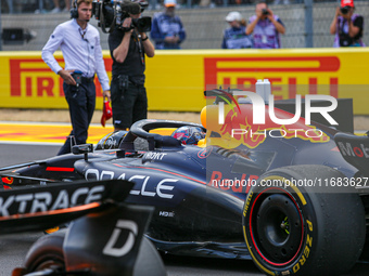 Max Verstappen of the Netherlands drives the Oracle Red Bull Racing RB20 Honda RBPT during the Formula 1 Pirelli United States Grand Prix 20...