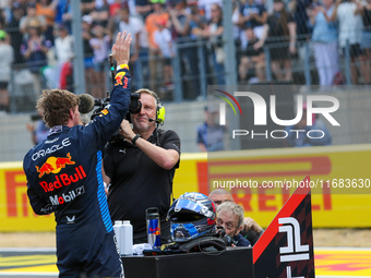 Max Verstappen of the Netherlands drives the Oracle Red Bull Racing RB20 Honda RBPT during the Formula 1 Pirelli United States Grand Prix 20...