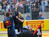 Max Verstappen of the Netherlands drives the Oracle Red Bull Racing RB20 Honda RBPT during the Formula 1 Pirelli United States Grand Prix 20...