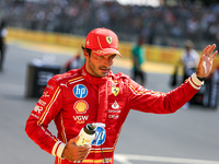 Carlos Sainz Jr. of Spain drives the (55) Scuderia Ferrari SF-24 Ferrari during the Formula 1 Pirelli United States Grand Prix 2024 in Austi...