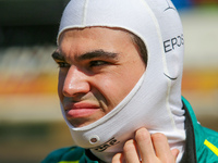 Lance Stroll of Canada drives the (18) Aston Martin Aramco Cognizant F1 Team AMR24 Mercedes during the Formula 1 Pirelli United States Grand...