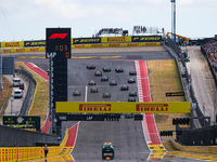 The Sprint race starts during the Formula 1 Pirelli United States Grand Prix 2024 in Austin, USA, on October 19, 2024. (