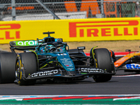 Lance Stroll of Canada drives the (18) Aston Martin Aramco Cognizant F1 Team AMR24 Mercedes during the Formula 1 Pirelli United States Grand...