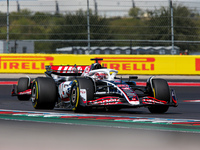 Kevin Magnussen of Denmark drives the (20) MoneyGram Haas F1 Team VF-24 Ferrari during the Formula 1 Pirelli United States Grand Prix 2024 i...