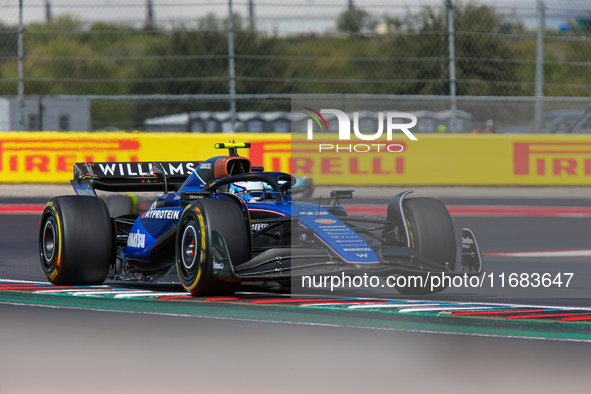 Franco Colapinto of Argentina drives the (43) Williams Racing FW46 Mercedes during the Formula 1 Pirelli United States Grand Prix 2024 in Au...