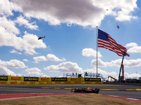 Max Verstappen of the Netherlands drives the Oracle Red Bull Racing RB20 Honda RBPT during the Formula 1 Pirelli United States Grand Prix 20...