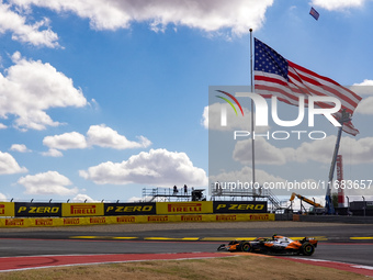 Oscar Piastri of Australia drives the (81) McLaren F1 Team MCL38 Mercedes during the Formula 1 Pirelli United States Grand Prix 2024 in Aust...