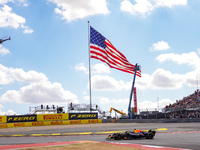 Max Verstappen of the Netherlands drives the Oracle Red Bull Racing RB20 Honda RBPT during the Formula 1 Pirelli United States Grand Prix 20...