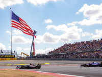 Nico Hulkenberg of Germany drives the (27) MoneyGram Haas F1 Team VF-24 Ferrari during the Formula 1 Pirelli United States Grand Prix 2024 i...