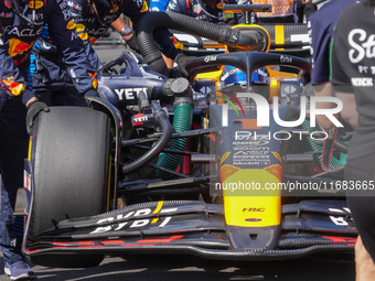 Max Verstappen of the Netherlands drives the Oracle Red Bull Racing RB20 Honda RBPT during the Formula 1 Pirelli United States Grand Prix 20...