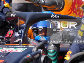 Max Verstappen of the Netherlands drives the Oracle Red Bull Racing RB20 Honda RBPT during the Formula 1 Pirelli United States Grand Prix 20...