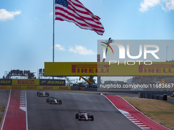 Nico Hulkenberg of Germany drives the (27) MoneyGram Haas F1 Team VF-24 Ferrari during the Formula 1 Pirelli United States Grand Prix 2024 i...