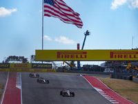 Nico Hulkenberg of Germany drives the (27) MoneyGram Haas F1 Team VF-24 Ferrari during the Formula 1 Pirelli United States Grand Prix 2024 i...