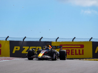 Max Verstappen of the Netherlands drives the Oracle Red Bull Racing RB20 Honda RBPT during the Formula 1 Pirelli United States Grand Prix 20...