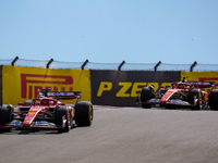 Charles Leclerc of Monaco drives the (16) Scuderia Ferrari SF-24 Ferrari during the Formula 1 Pirelli United States Grand Prix 2024 in Austi...